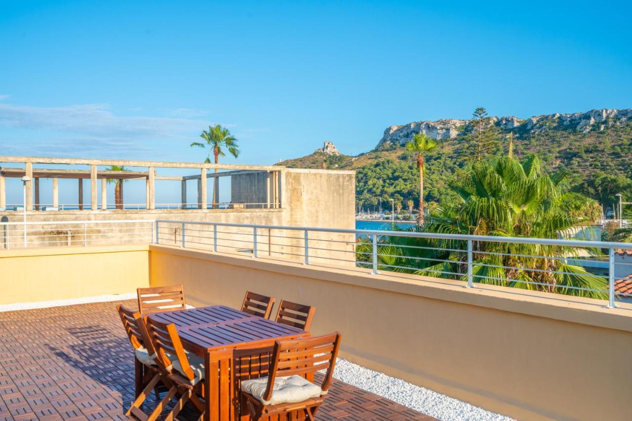 Апартаменты Terrazza Sella Del Diavolo - Vista Mare - Wifi Ac Кальяри Экстерьер фото