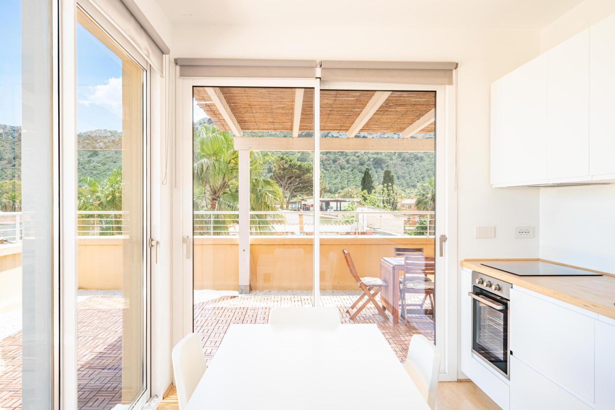 Апартаменты Terrazza Sella Del Diavolo - Vista Mare - Wifi Ac Кальяри Экстерьер фото